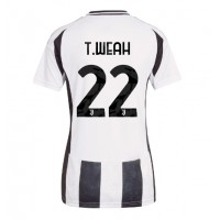 Camiseta Juventus Timothy Weah #22 Primera Equipación para mujer 2024-25 manga corta